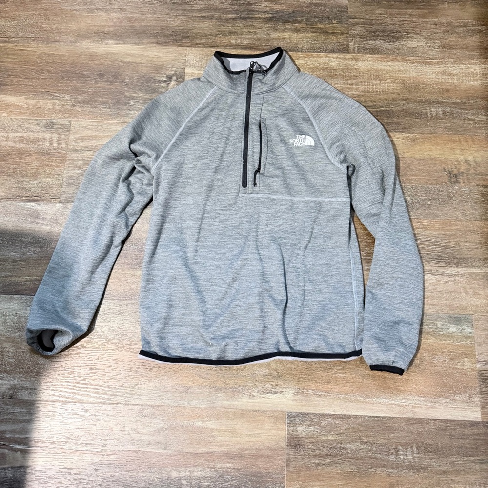 The North Face Light Gray Fleece Pullover